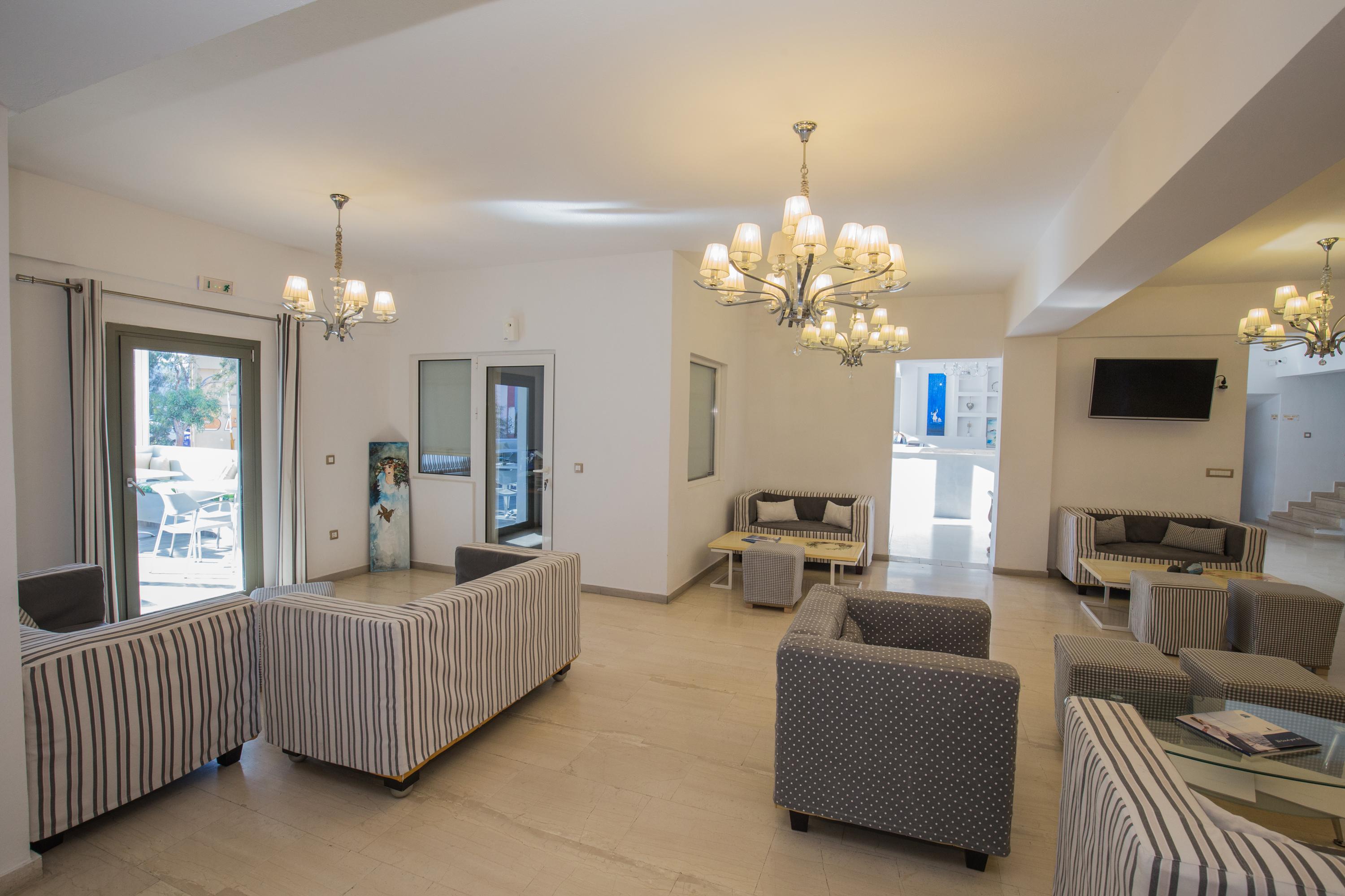 Omiros Hotel Мессария Экстерьер фото