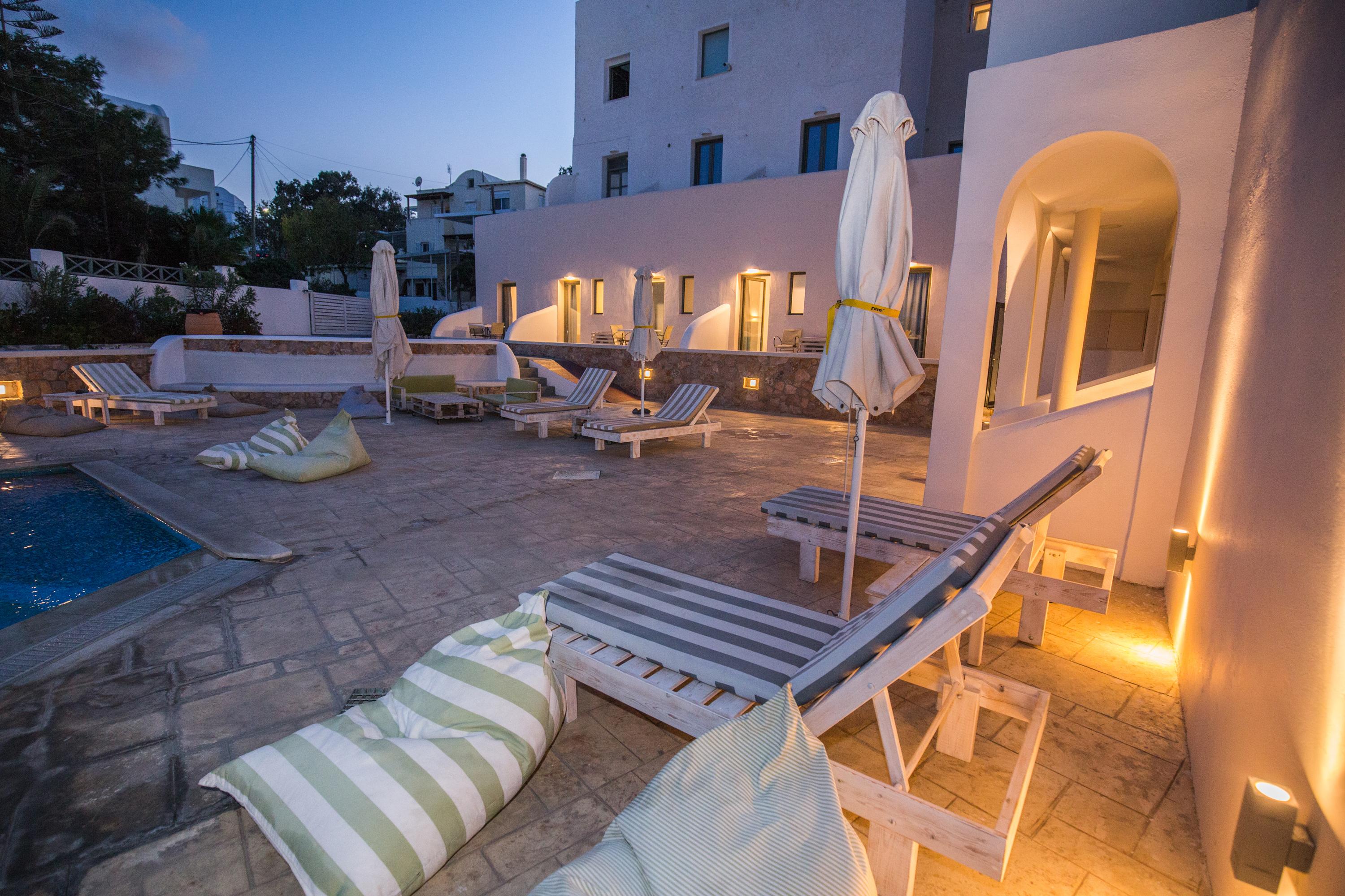 Omiros Hotel Мессария Экстерьер фото