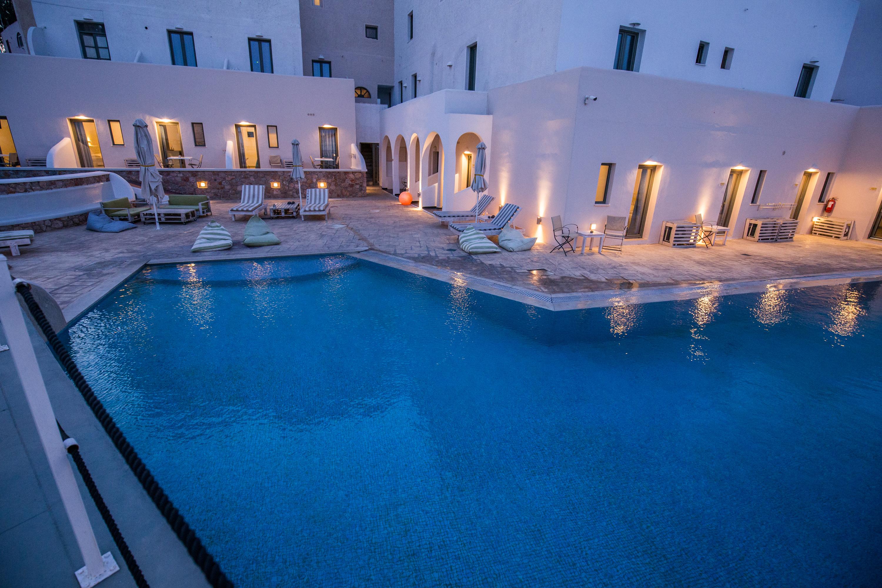 Omiros Hotel Мессария Экстерьер фото